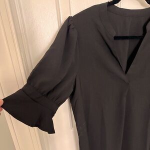 Women’s Black Large Shift Dress